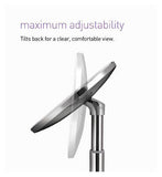 simplehuman Dual Light Sensor Mirror - Stainless Steel