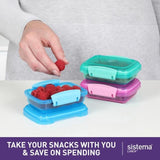 Sistema Lunch Food Storage Containers 3x200ml