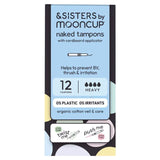 &SISTERS by Mooncup Organic Cotton Eco-applicator Tampons Heavy   12 per pack