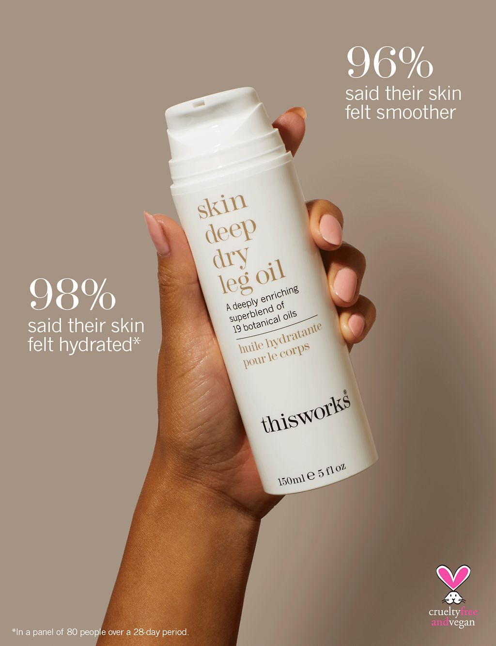 Skin Deep Dry Leg Oil 150ml