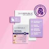 Skin Republic Biodegradable Retinol Hydrogel Sheet Face Mask