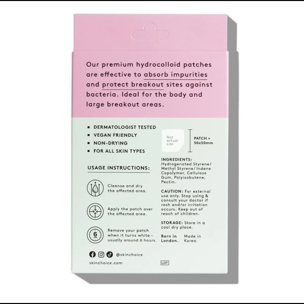SkinChoice Breakout Patch Classic XL, 10 Acne Mighty Patches