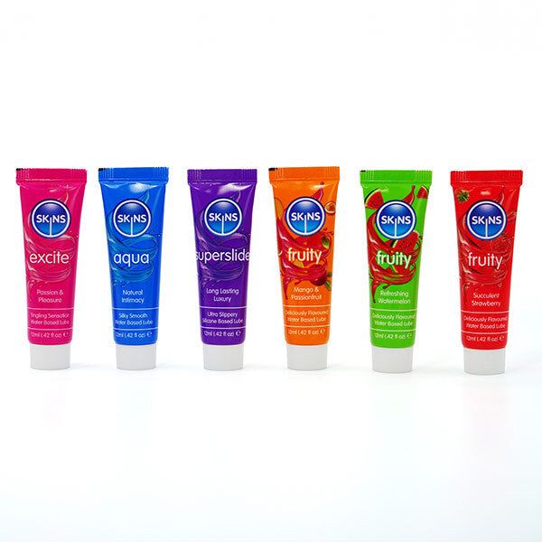 Skins Travel Lube Multipack - Fruity Tubes & Vital Lubes