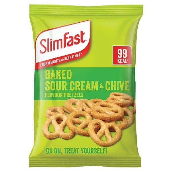 SlimFast Sour Cream & Chive Flavour Pretzel 23g