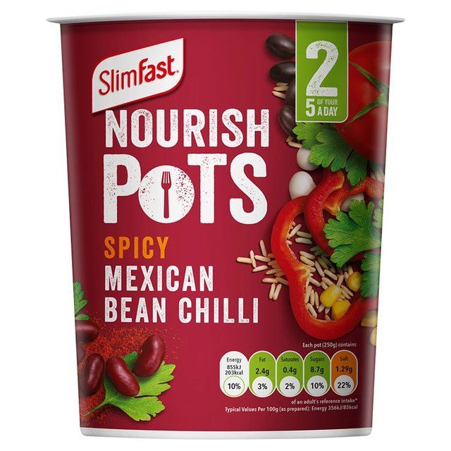 SlimFast Spicy Mexican Bean Chilli Nourish Pot 60g