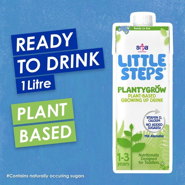SMA Little Steps Plantygrow Plant-Based Growing Up Drink 1-3 Years 1L 1L