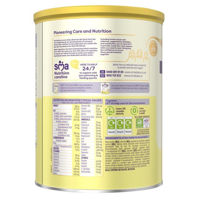 SMA Pro 1 First Infant Milk Powder From Birth 800g
