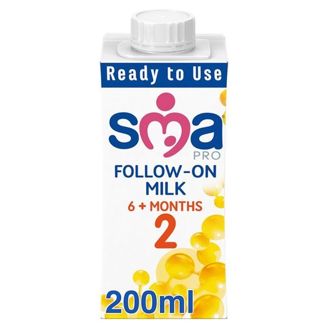 SMA Pro 2 Follow-on Milk Ready to Use 6 mths+ 200ml