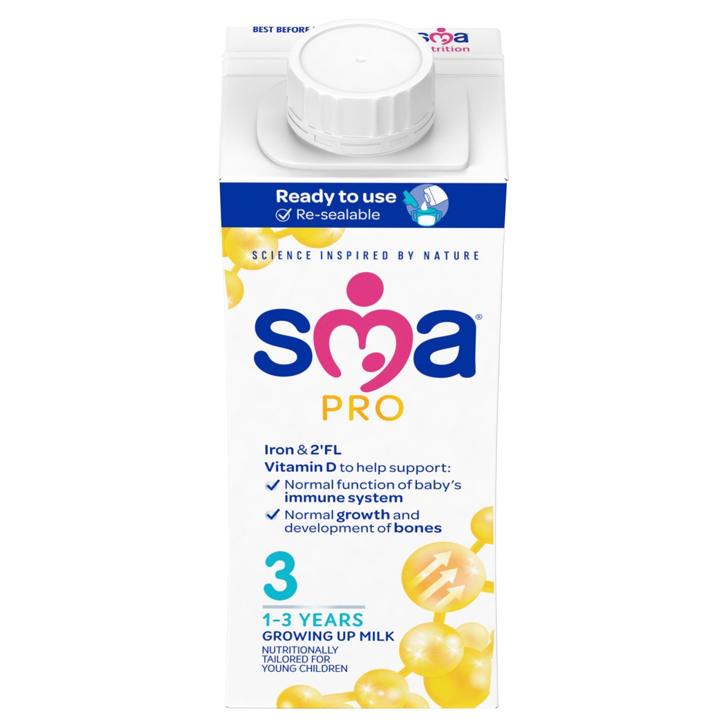 SMA PRO Growing up Baby Milk Liquid Ready To Feed 200ml