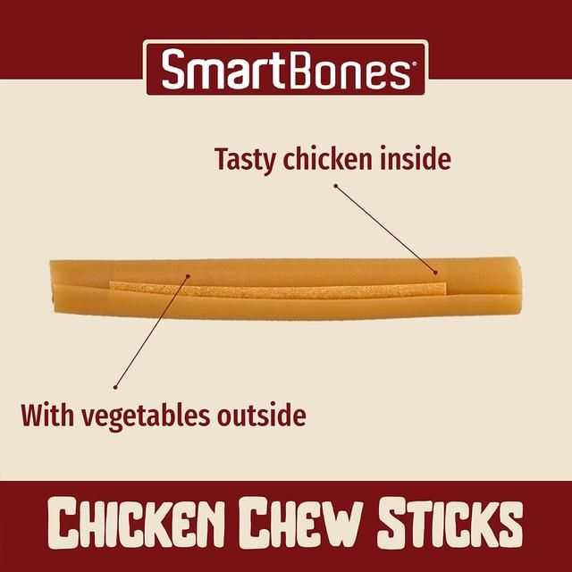 SmartBones Chicken Rawhide Free Sticks Dog Treats 100g