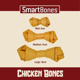 SmartBones Mini Chicken Rawhide Free Bones Dog Treats 288g