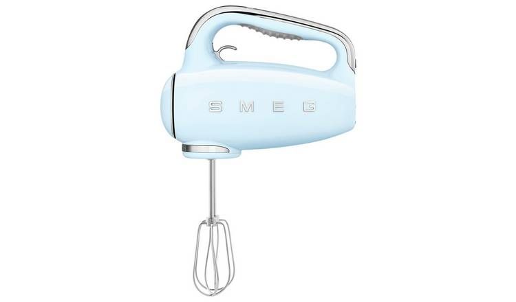 Smeg HMF01PBUK 50's Style Retro Electric Hand Mixer - Blue