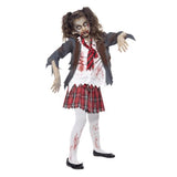 Smiffys Zombie School Girl Child Costume Large (Age 10-12)