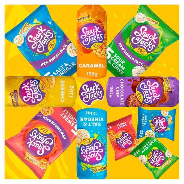 Snack a Jacks Salt & Vinegar Multipack Rice Cakes 5 per pack