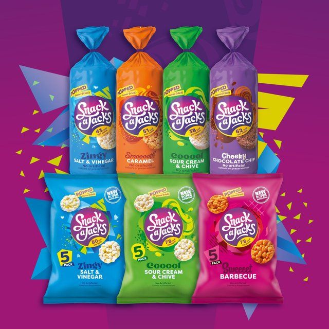 Snack a Jacks Sour Cream & Chive Multipack Rice Cakes   5 per pack