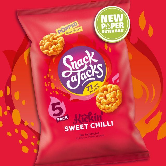 Snack a Jacks Sweet Chilli Multipack Rice Cakes   5 per pack