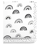 Snuz 2 Pack Crib Fitted Sheets - Mono Rainbow