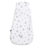 SnuzPouch 1.0 Tog Baby Sleeping Bag - Grey Star, 0-6 Months