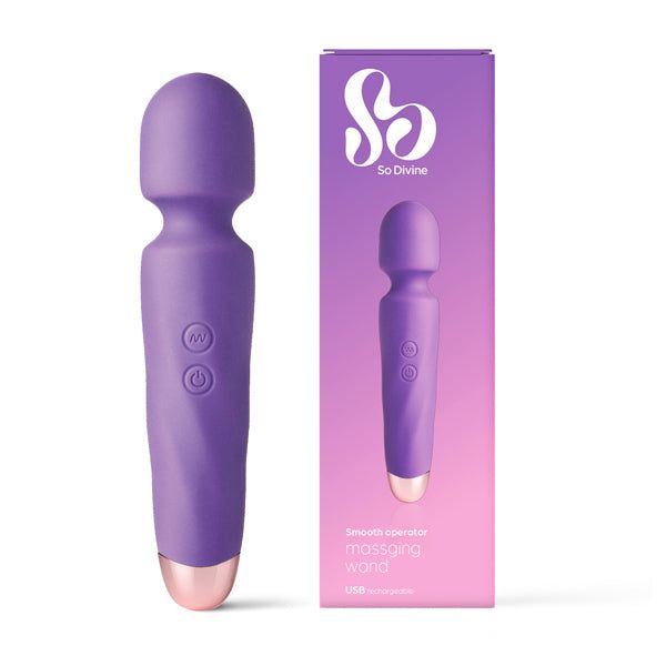 So Divine Smooth Operator Rechargeable Massage wand