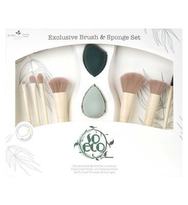 So Eco Exclusive Brush & Sponge Set