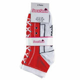 Sock Snob 2 Pairs Cotton Socks That Look Like Shoes 6-11 UK