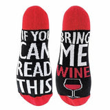 Sock Snob If You Can Read This Bring Me... Socks 4-8 UK Wine / 1EA