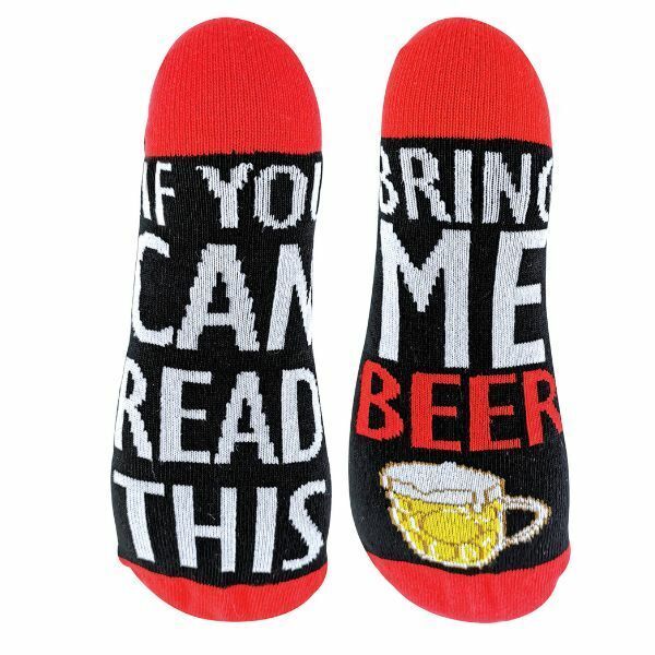 Sock Snob If You Can Read This Bring Me... Socks 6-11 UK Beer / 1EA