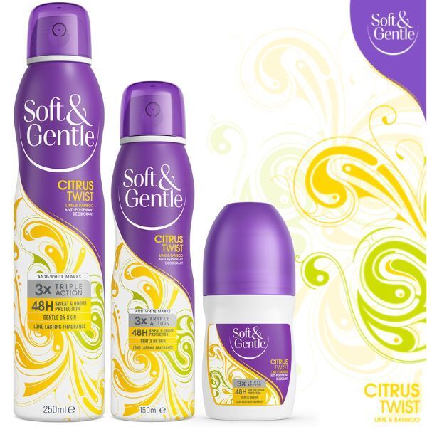 Soft & Gentle Aerosol Citrus Twist 250Ml