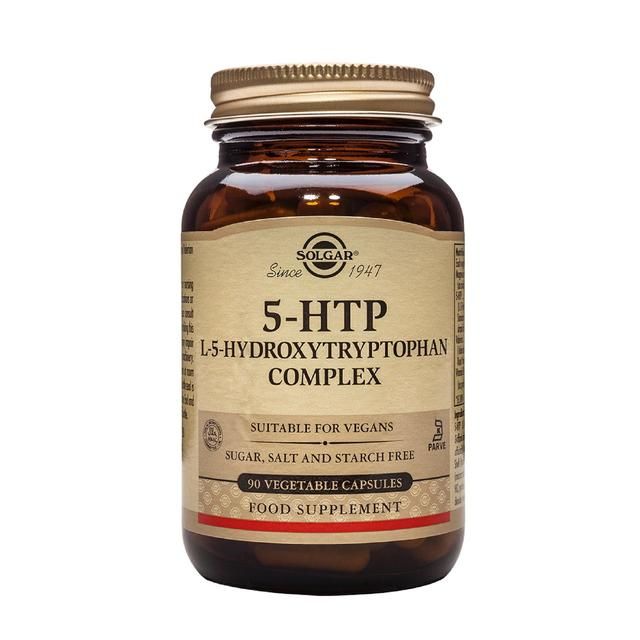 Solgar 5-HTP L-5-Hydroxytryptophan Complex Vegetable Capsules   90 per pack