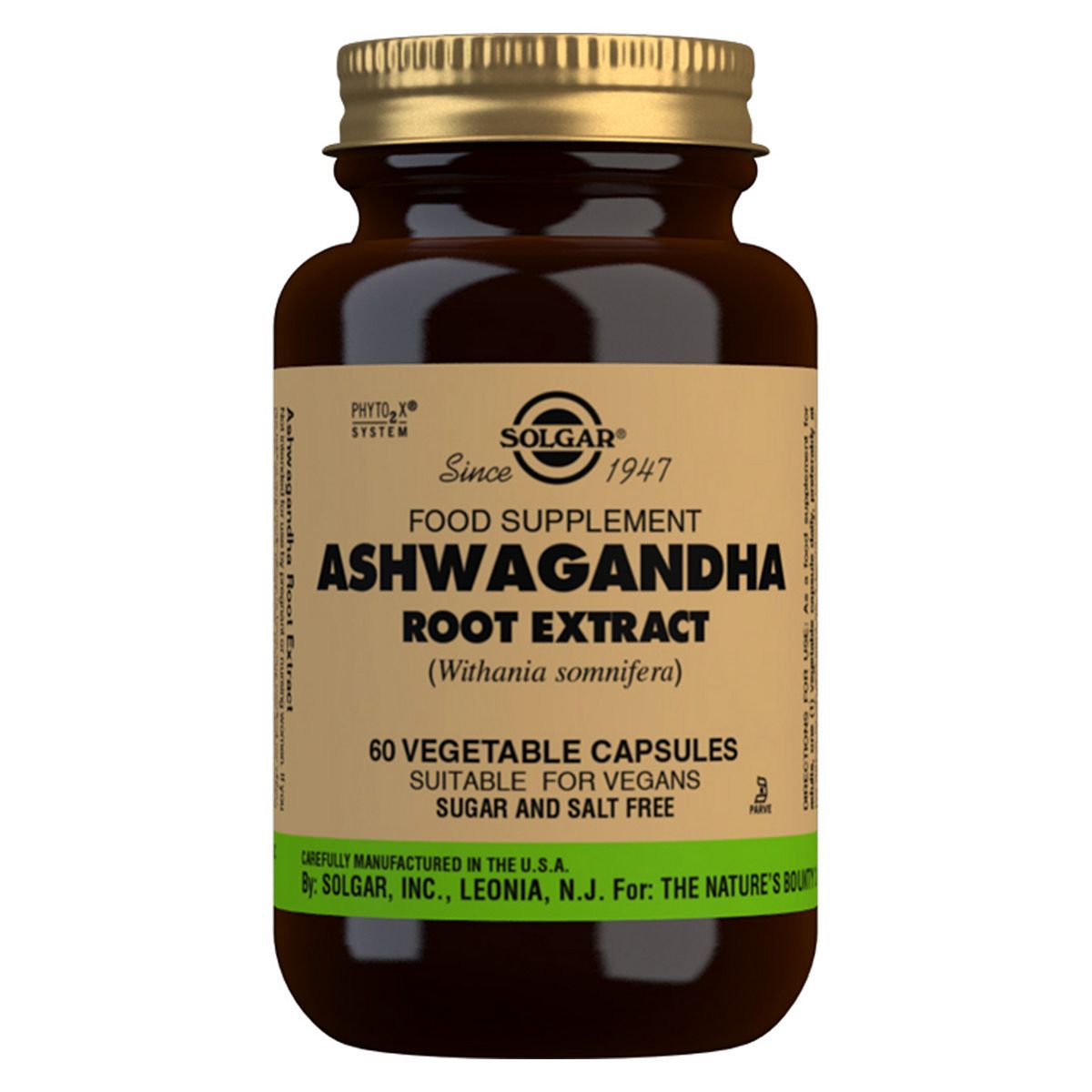 Solgar Ashwagandha Root Extract - 60 Capsules