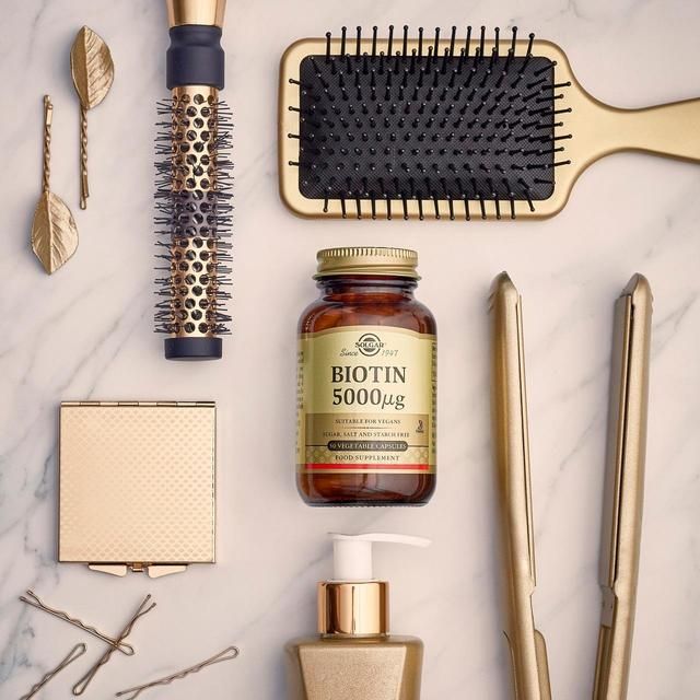 Solgar Biotin Vegetable Capsules 5000ug 50 per pack