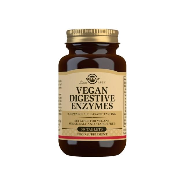 Solgar Vegan Digestive Enzymes Supplement Tablets 50 per pack