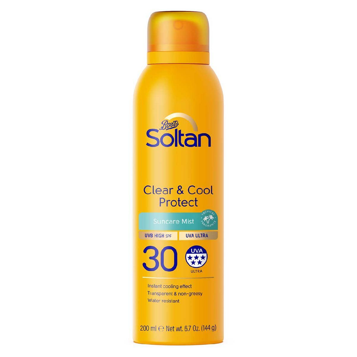Soltan Clear & Cool Protect Suncare Mist SPF30 200ml