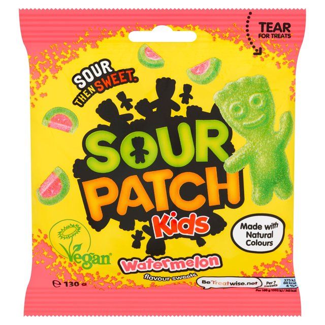 Sour Patch Kids Watermelon Flavour Sweets Bag 130g