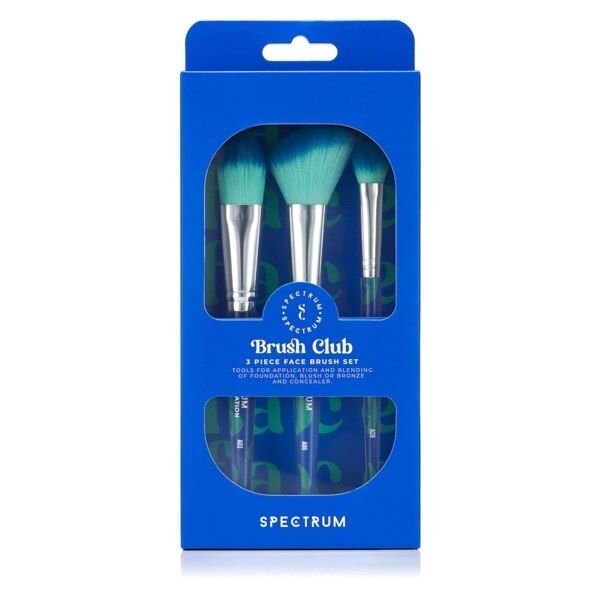 Spectrum Brush Club The Face 3 Pc Brush Set