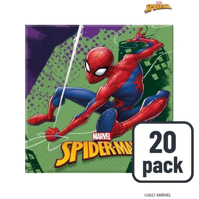 Spiderman Paper Napkins 20 per pack