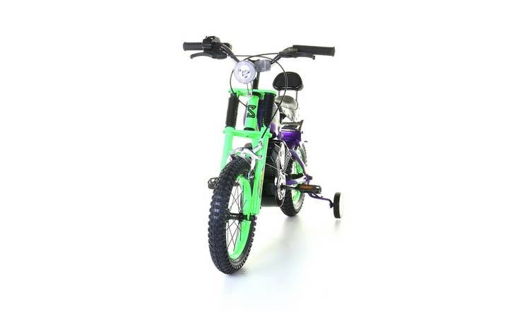 Spike Chopper 14 inch Wheel Size Kids Beginner Bike - Green