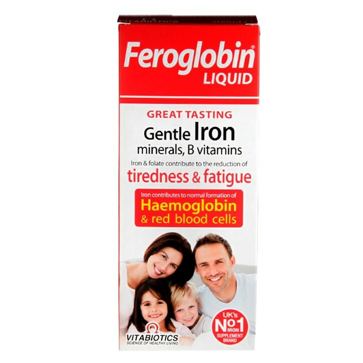 Vitabiotics Feroglobin Liquid - 500ml Iron Tablets & Capsules Boots