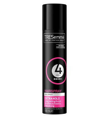 TRESemme Extra Hold 24-hour frizz control Hairspray for a smooth finish 100ml Suncare & Travel Boots