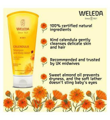 Weleda Calendula Shampoo & Body Wash 200ml Toys & Kid's Zone Boots