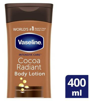 Vaseline Intensive Care Cocoa Radiant Body Lotion 400 ml Men's Toiletries Boots