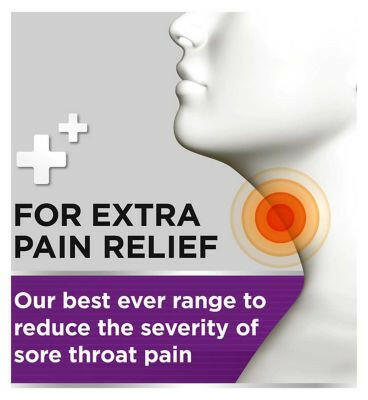 Strepsils Extra Blackcurrant Lozenges for sore throat x24 GOODS Boots