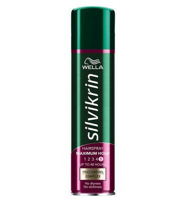 Wella Silvikrin Classic Maximum Hold Hairspray 75ml Haircare & Styling Boots