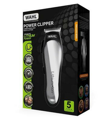 Wahl Clipper Kit Lithium Power Black Men's Toiletries Boots