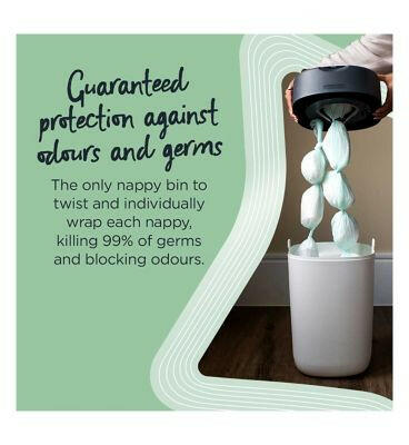 Tommee Tippee Twist & Click Nappy Bin Refill Cassettes, Sustainably Sourced Antibacterial GREENFILM, Pack of 12 Toys & Kid's Zone Boots