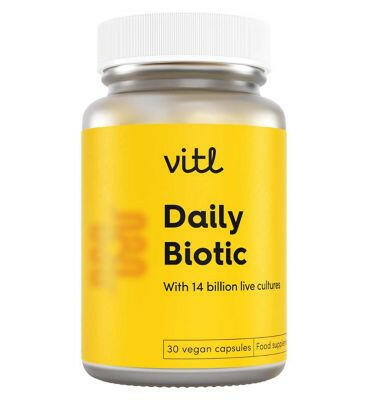 Vitl Health Goals Daily Biotic - 30 Vegan Capsules Vitamins, Minerals & Supplements Boots