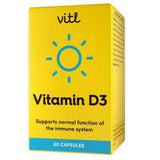 Vitl Health Goals Vitamin D3 - 60 Vegan Capsules Vitamins, Minerals & Supplements Boots