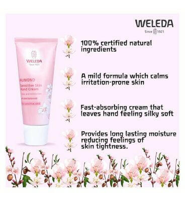 Weleda Sensitive Hand Cream 50ml Make Up & Beauty Accessories Boots