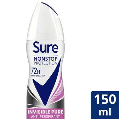 Sure Invisible Pure Nonstop Protection Anti-perspirant Deodorant Aerosol 150 ml Deodorants Boots
