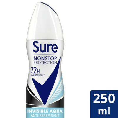Sure Invisible Aqua Nonstop Protection Anti-perspirant Deodorant Aerosol 250 ml Deodorants Boots